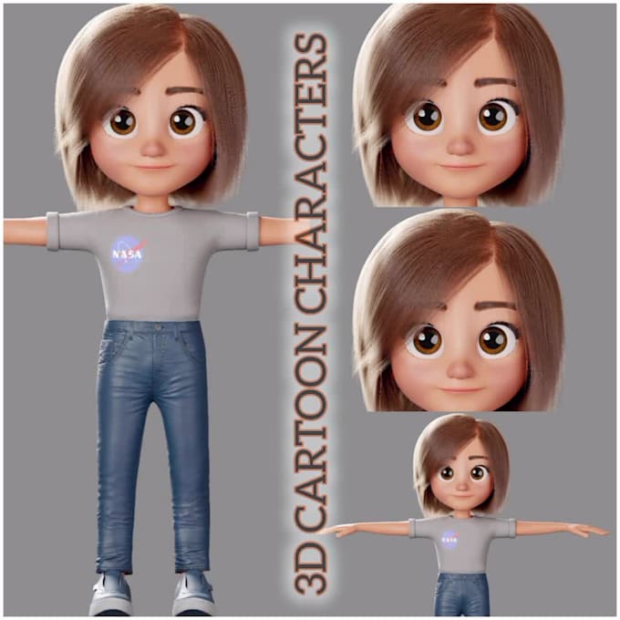 do custom 3d character modeling and 3d rigging services