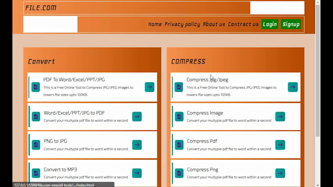 Create html and css landing pages for youtube channels and more by ...