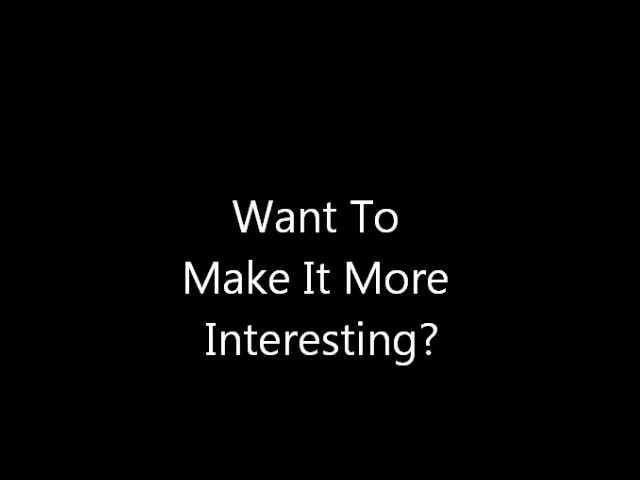 make a boring presentation more interesting
