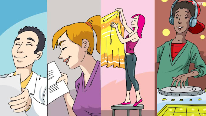 Hot Review! I will create custom hand drawn whiteboard animation  for $300