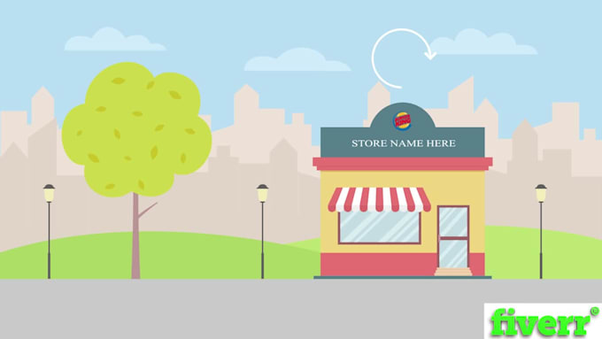 create unique explainer food delivery app promo video ads