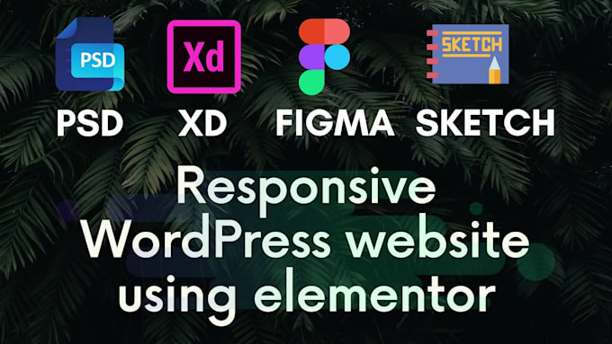 convert figma to wordpress, psd to wordpress conversion with acf and elementor