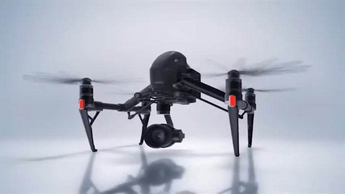 create drone opener logo reveal video
