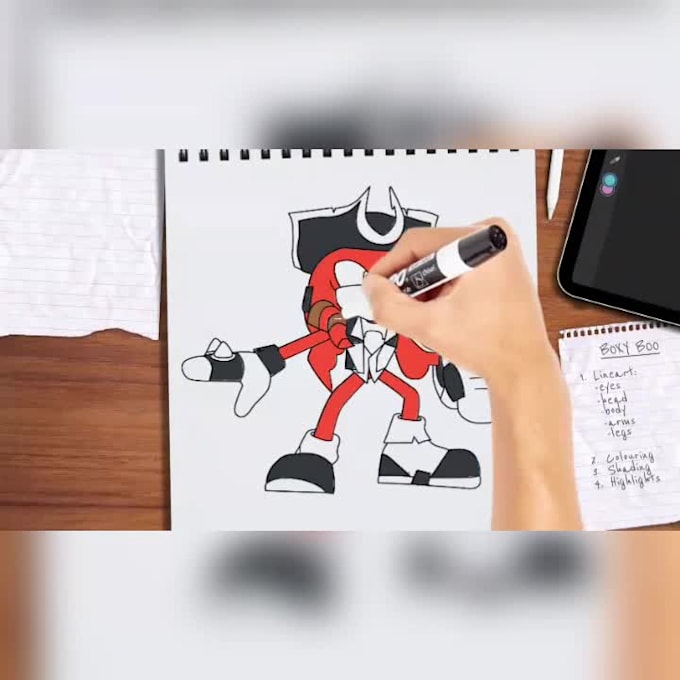 Create doodly whiteboard animated characters by Hashimmurtaza Fiverr