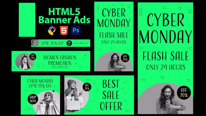 design creative HTML5 banners for google display ads