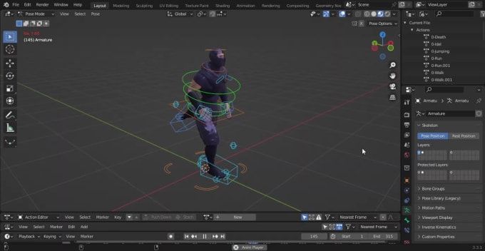 Rigging character 3d in blender, have basic animations by Ngthnh855 | Fiverr Rigging character 3d in blender, have basic animations by Ngthnh855 | Fiverr
