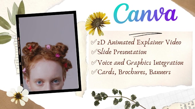 create 2d explainer video, posters, and flyers