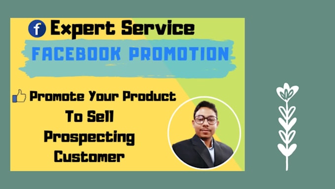 promote facebook service for any company