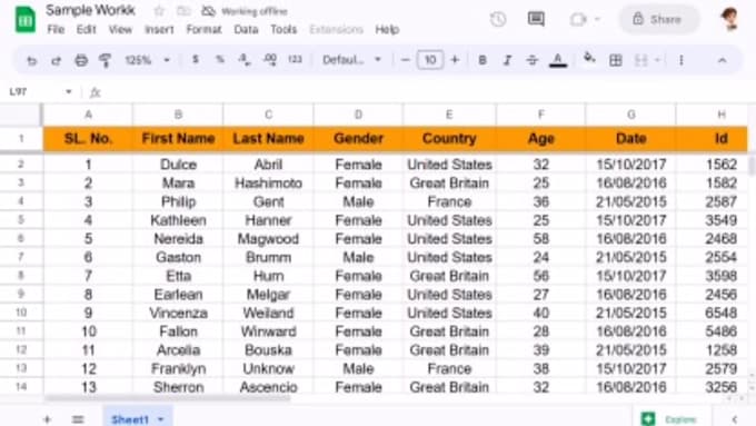 Data entry, copy paste, ms excel by Shaiknuhain | Fiverr