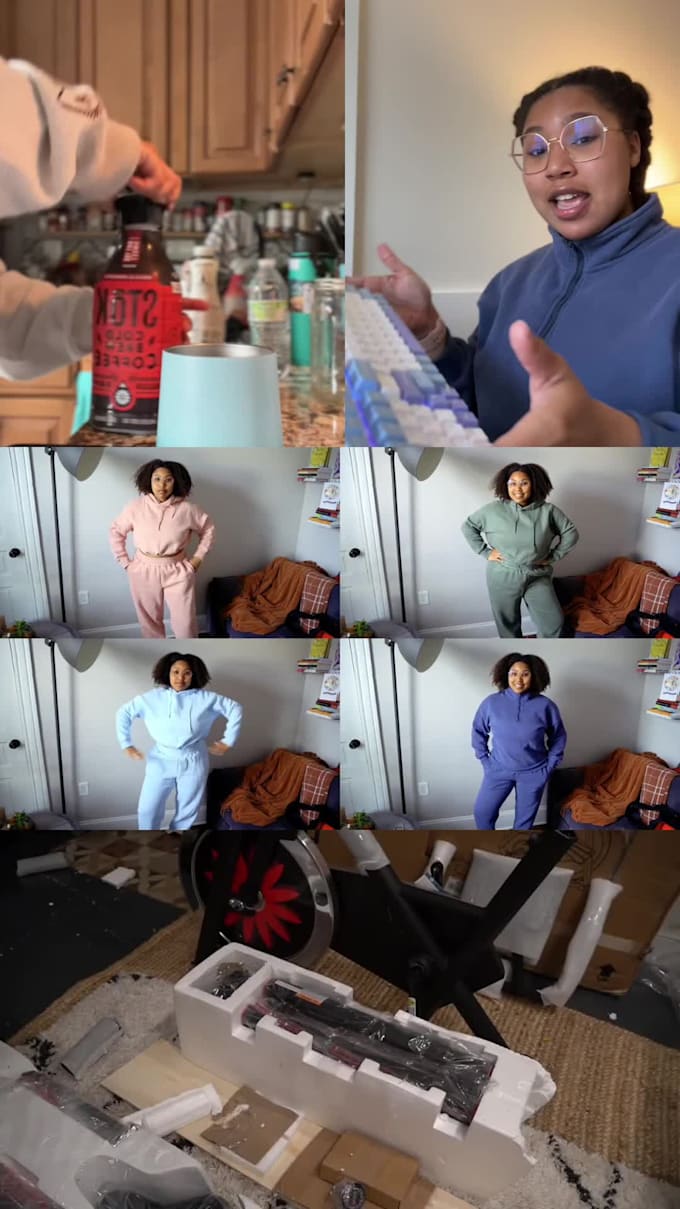 create a ugc unboxing video or product demo
