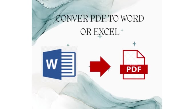 Convert Scanned Pdf Into Word And Excel By Gulfraz424 | Fiverr