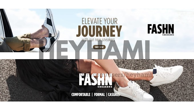 design e commerce website, banner, creative billboards, shop signage