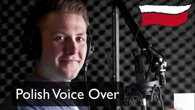 record a polish voice over in a studio