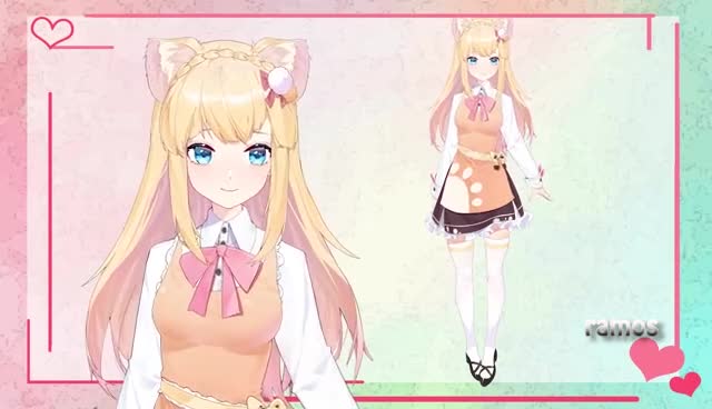 create animated live2d anime model for vtuber , facerig