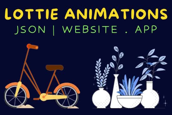 make lottie animation icons for website app