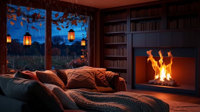 make cozy raining video your choice