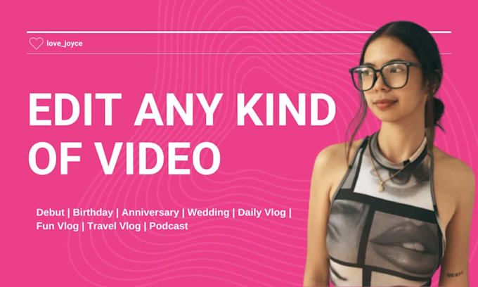 edit any kinds of videos