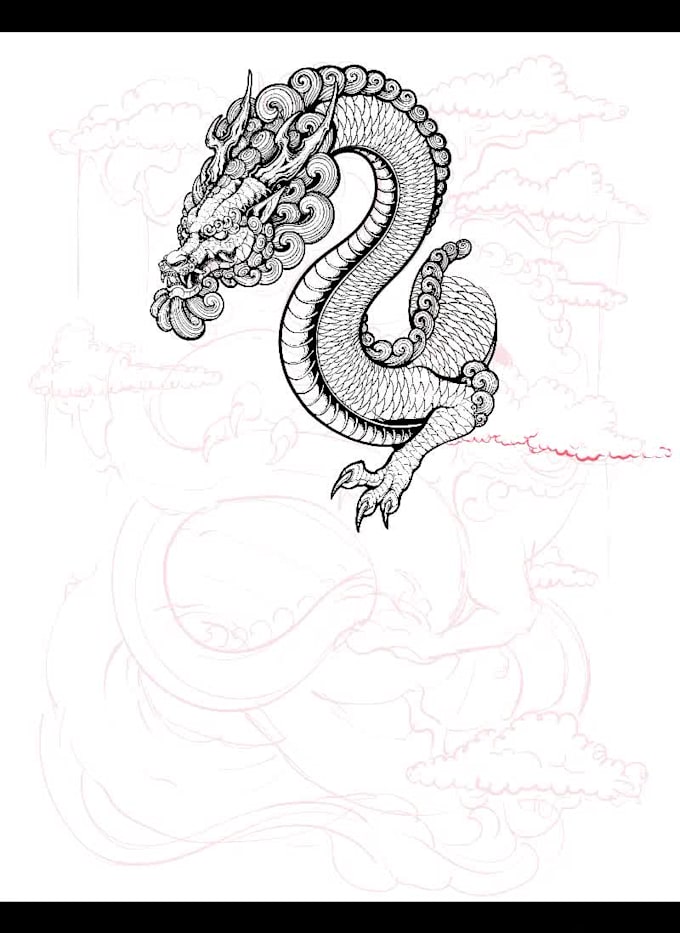 create original dragon design