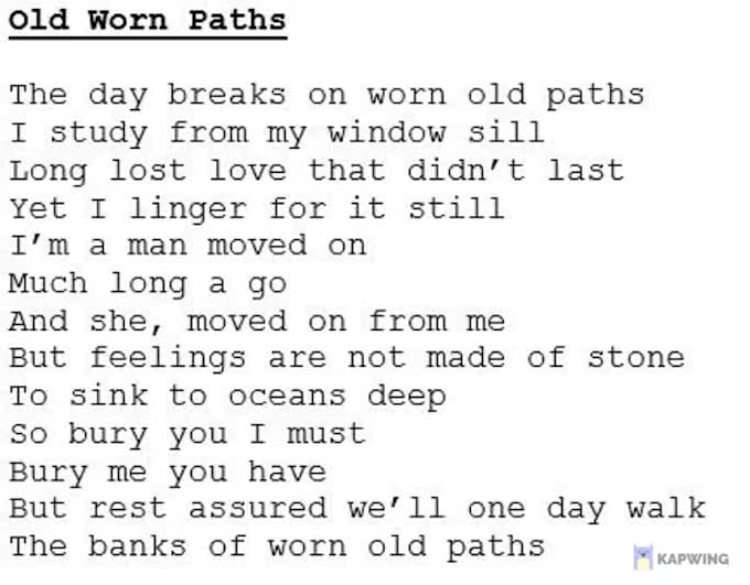 write you a poem on any subject
