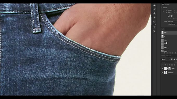 do clipping multi path for your image, separate garment color