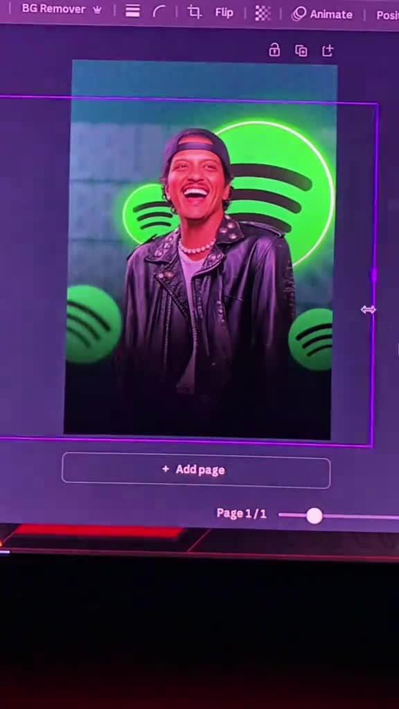 design a professional spotify music banner