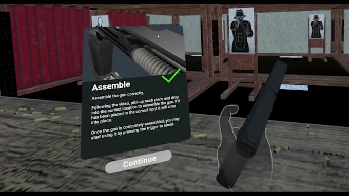 build virtual reality VR meta quest app game in unity