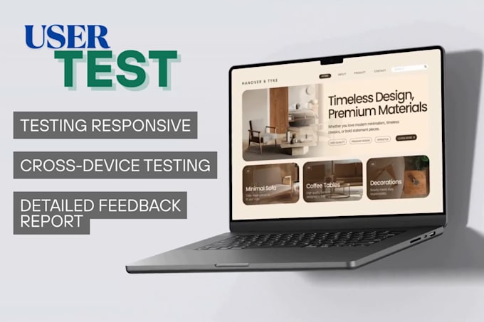 do website review, and testing your app