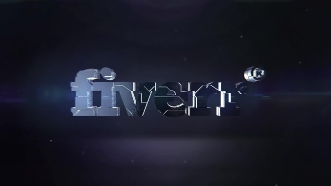 create metallic explosion logo animation youtube video intro