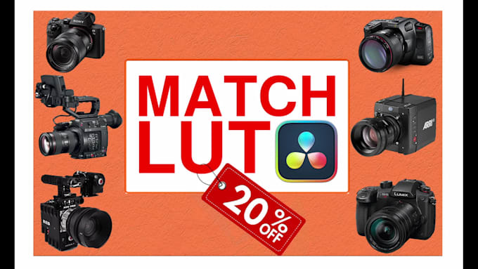 match all cameras color via create custom lut for each angel