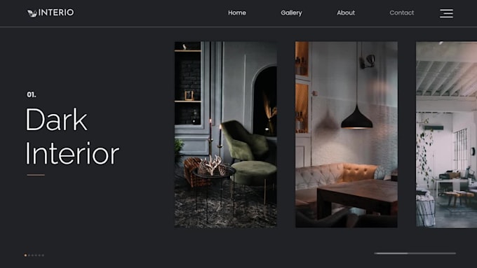 design premium UI UX or frontend for website