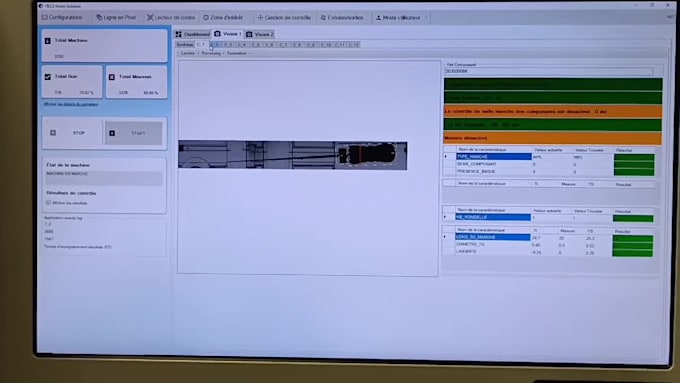 develop industrial solution integrating vision, sensors automation serialization