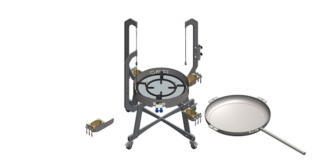 design food processing and handling equipment in solidworks