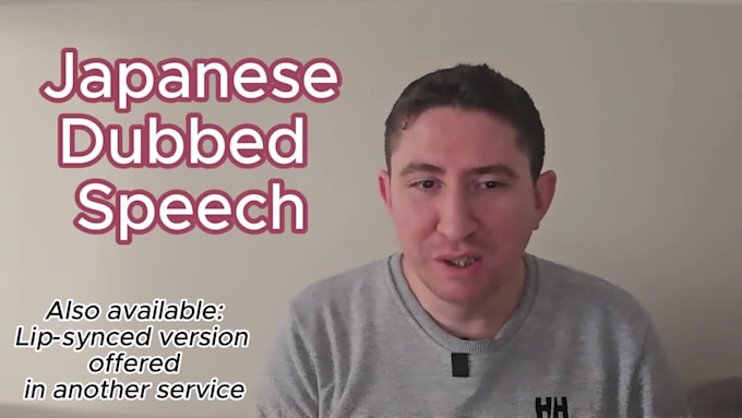offer professional synchronized dubbing for your videos