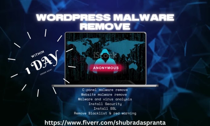 Provide Wordpress Malware Removal, Clean Malware And Virus For Hacked ...