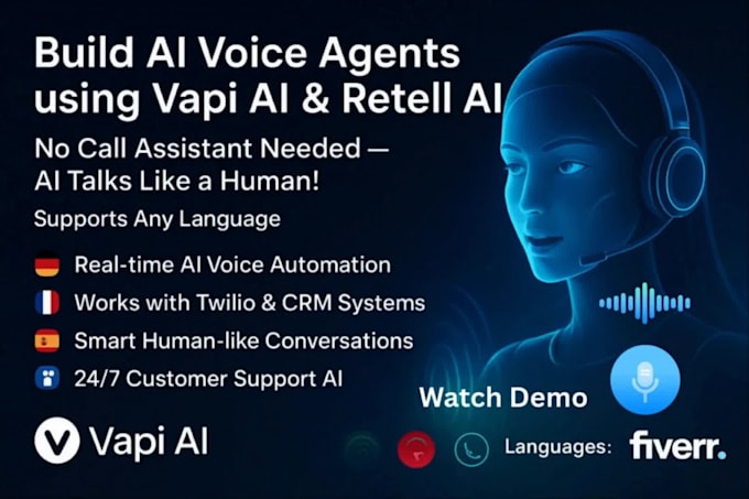 Build a powerful ai voice agent using vapi ai and retell ai by