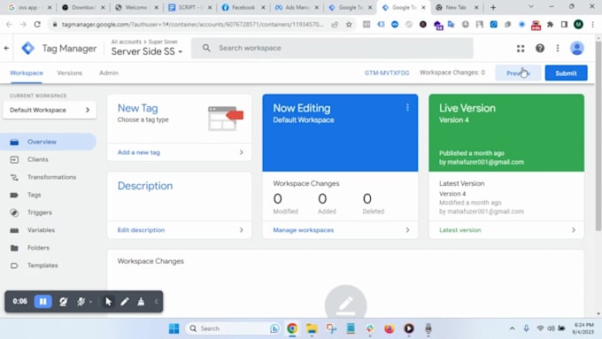 install facebook pixel conversion api with google tag manager, server side track