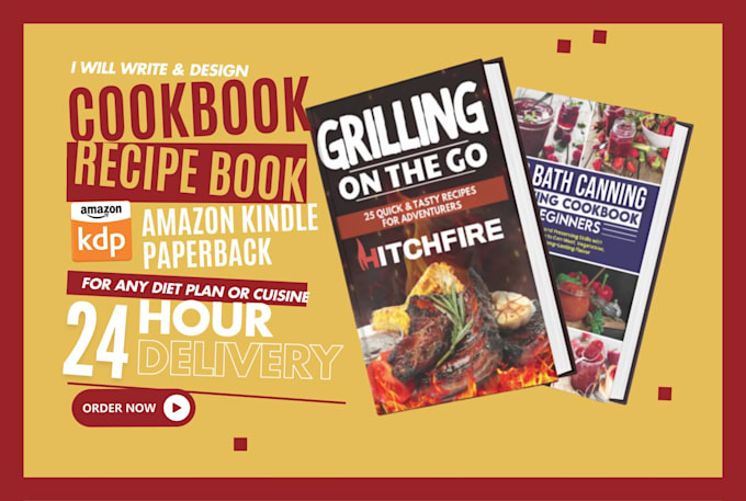 write and design your professional cookbook or recipe book