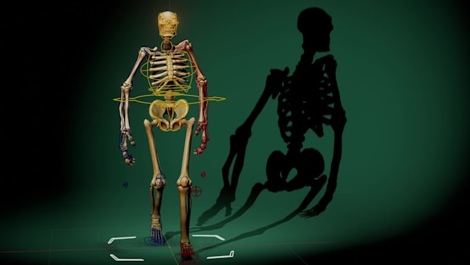 rig your model in blender