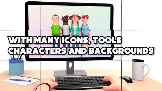 make 3d explainer video animation