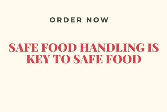 write articles on food handling and transportation