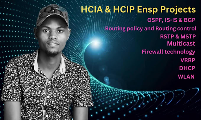 help with ensp hcia and hcip labs and projects