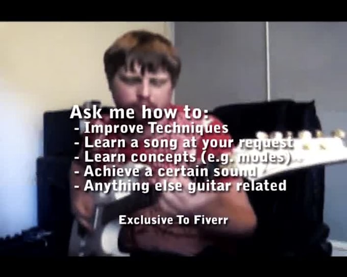 provide guitar advice/tutorials