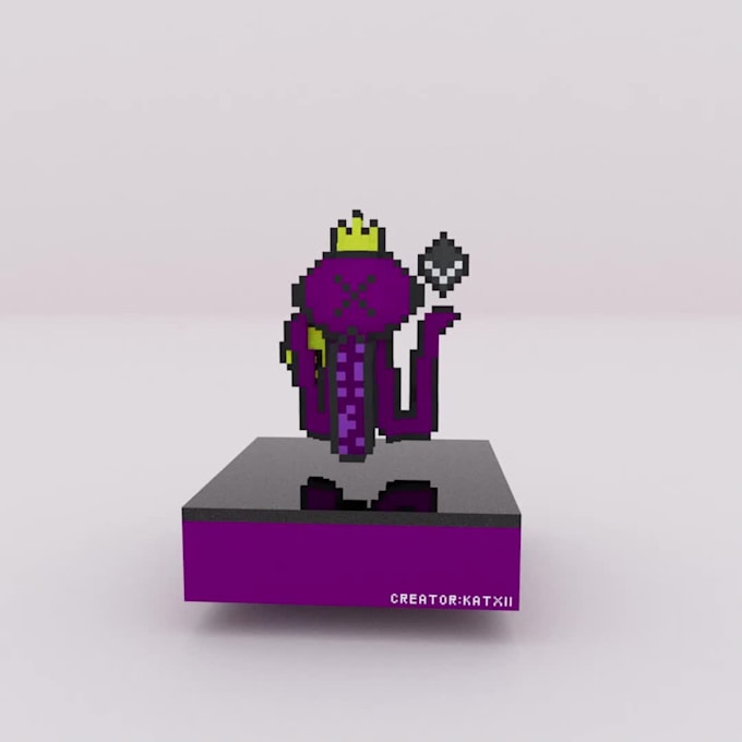 create 3d voxel model for you