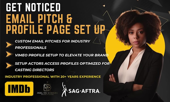 Restructure your email pitch and profiles for industry professionals by ...