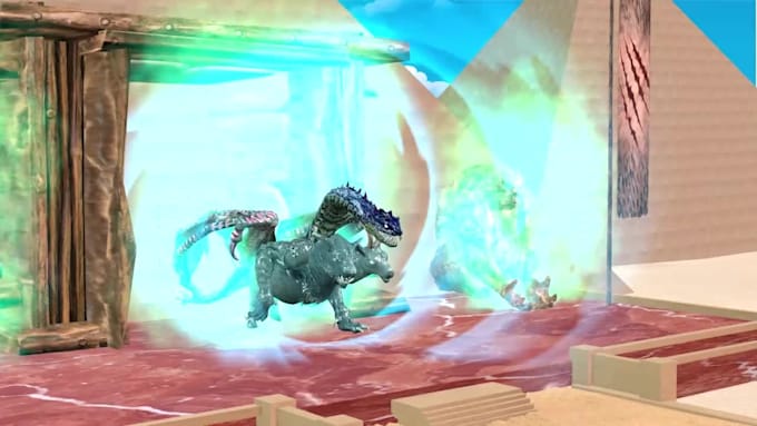 make 3d animals battle video