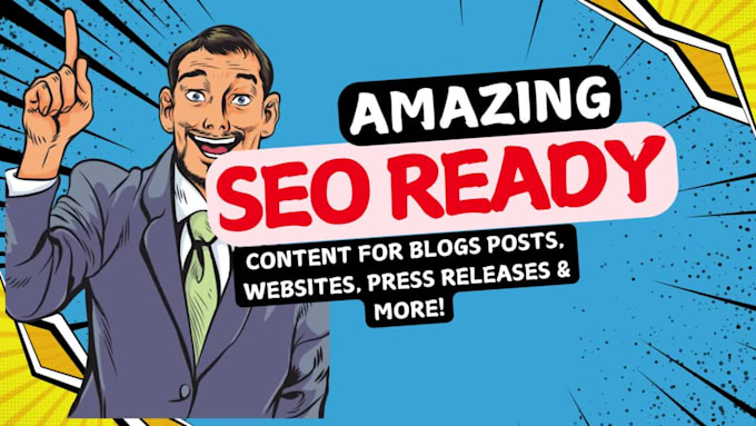 write optimized SEO ready content for your website or blog