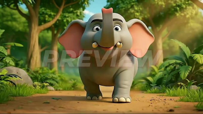 create ai powered 3d animated kids bed time stories