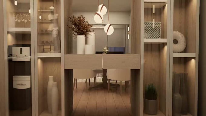 create interior 3d visualization with sketchup and d5 render