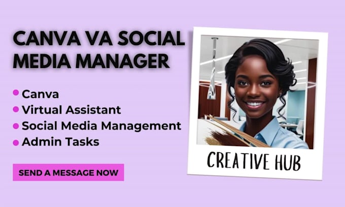 be executive virtual assistant personal assistant social media manager admin VA