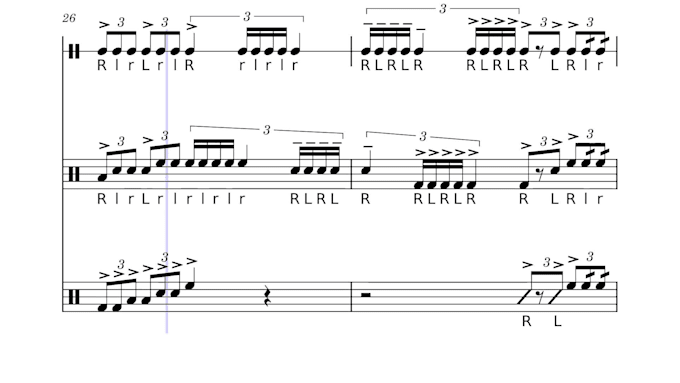arrange for your drumline